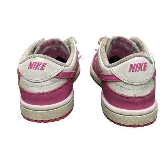 Nike Dunk Low TD Baby Fuchsia Pink Athletic Shoes Size 9C FB9107 102 - Picture 5 of 8